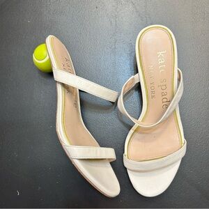 RARE Kate Spade Play Tennis White Women's Sandals